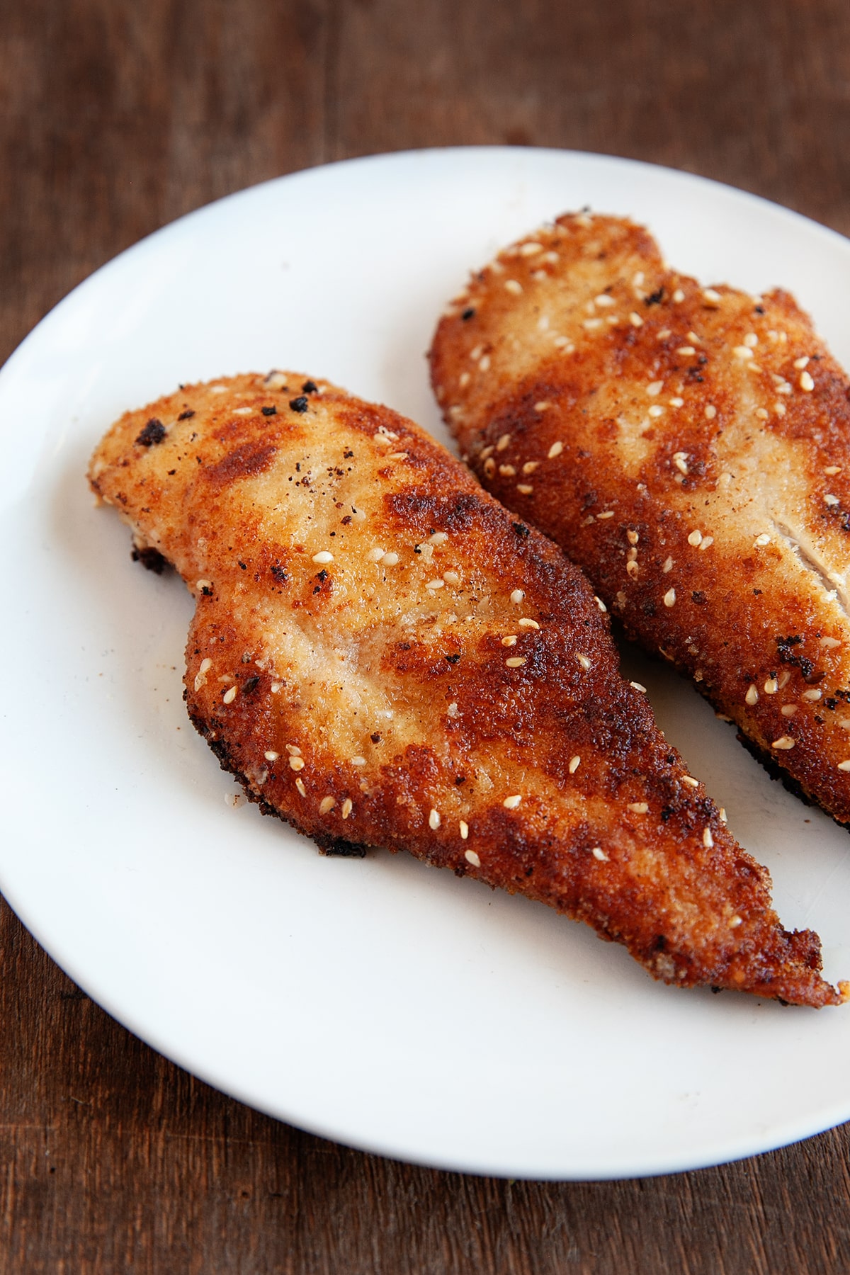 Fried crispy chicken. 