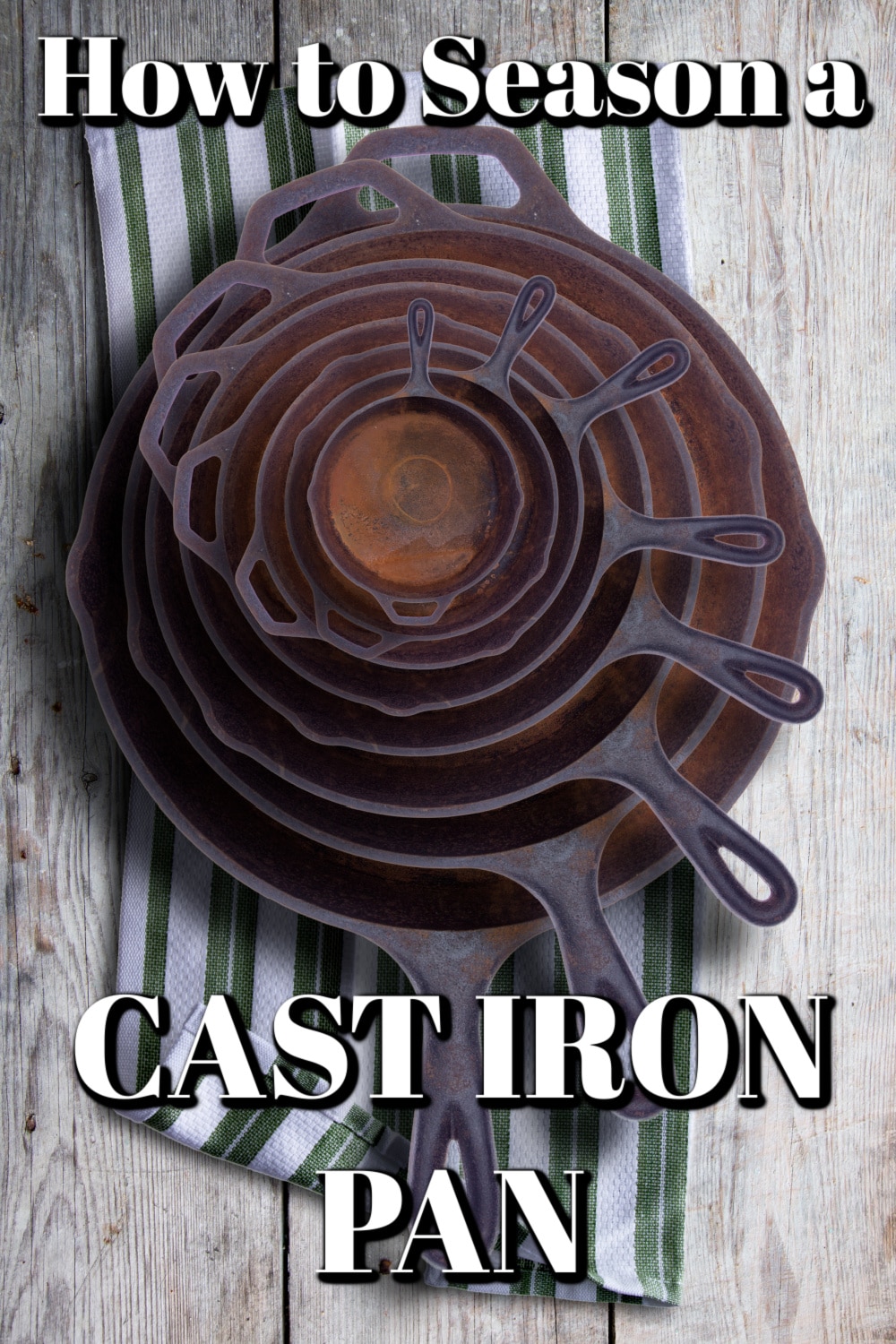 How to Season a Cast Iron Pan Pin. 