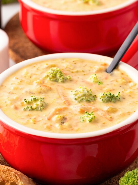 Instant pot broccoli cheese soup online healthy