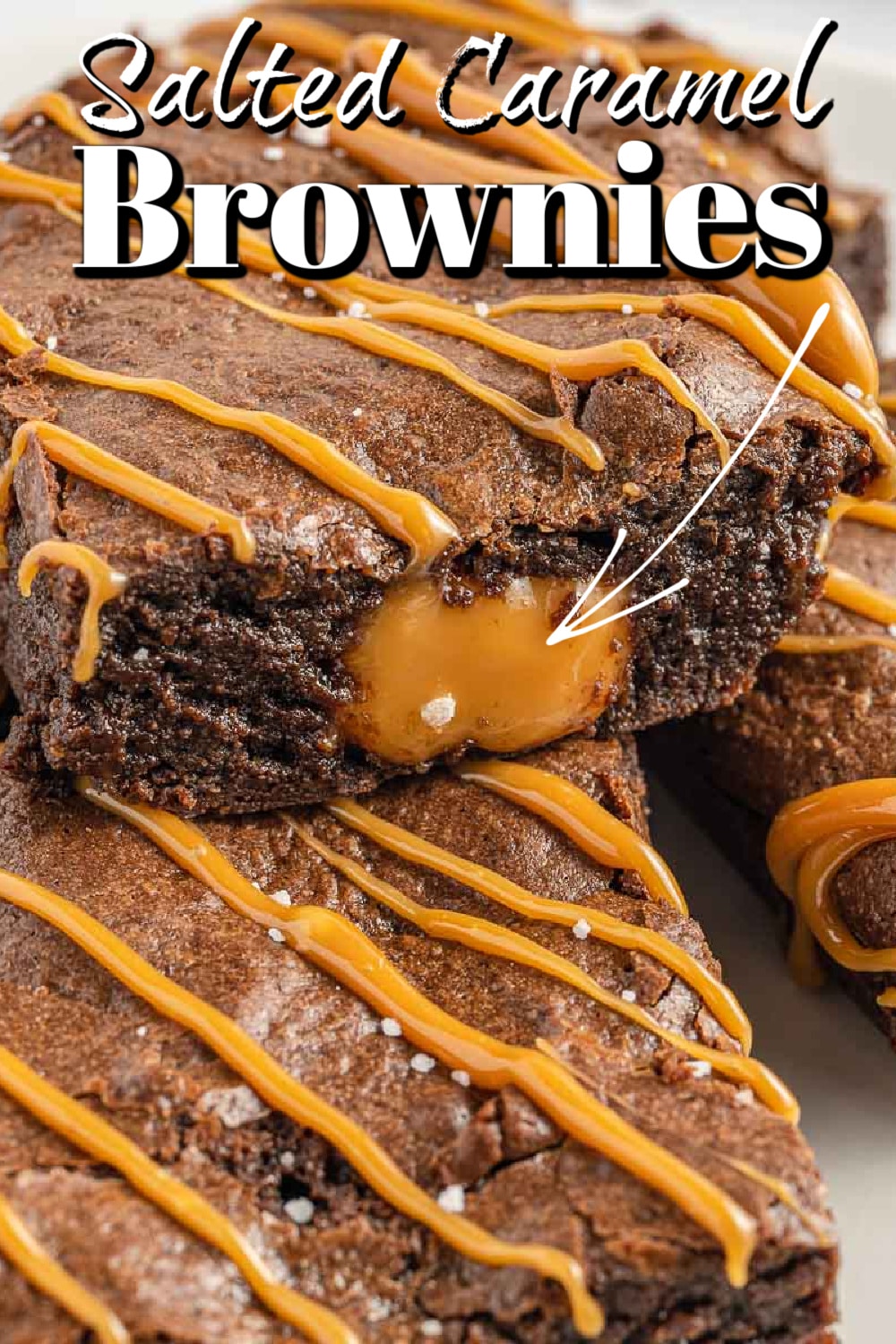Salted Caramel Brownies Pin. 