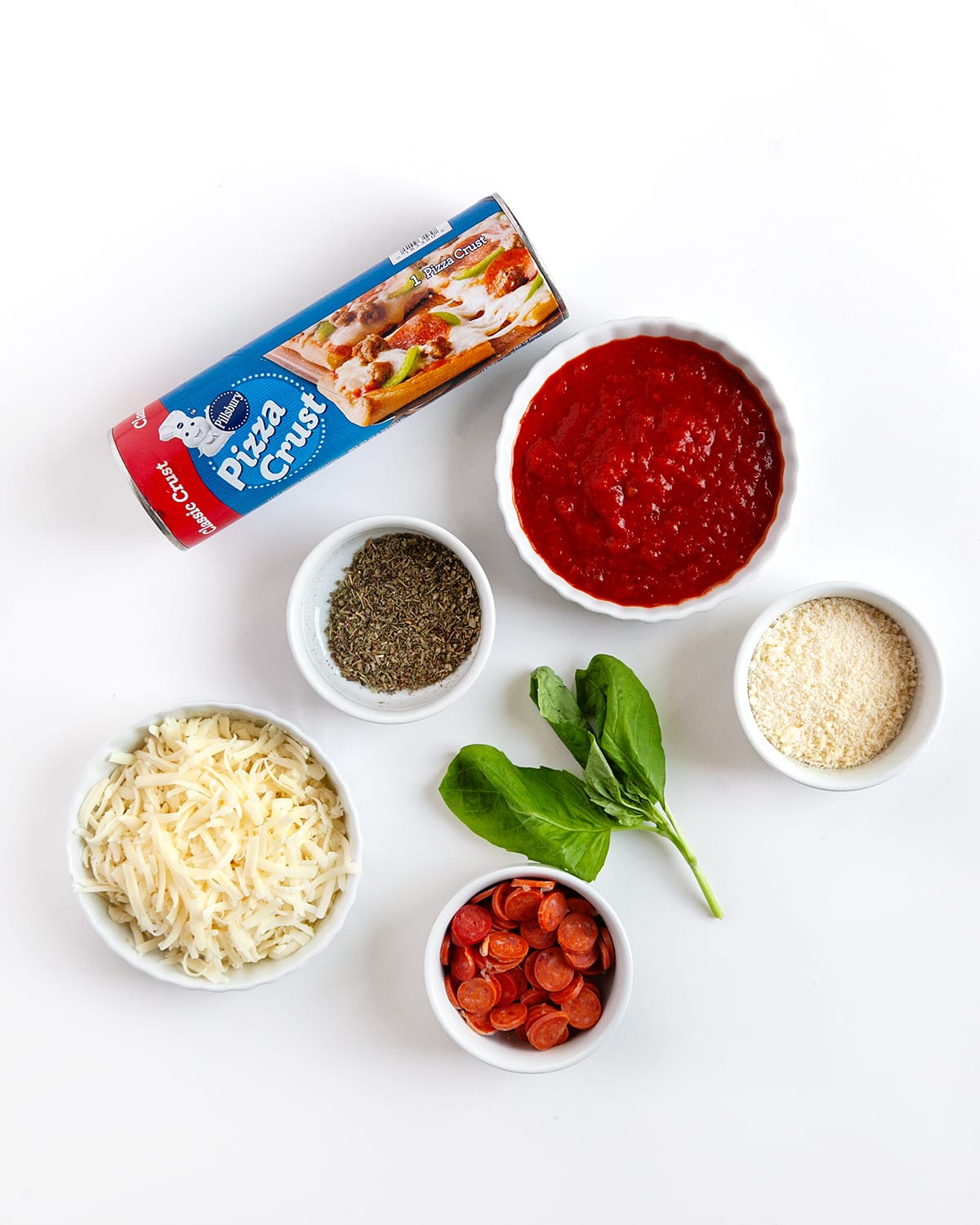 Ingredients for panzerotti. 