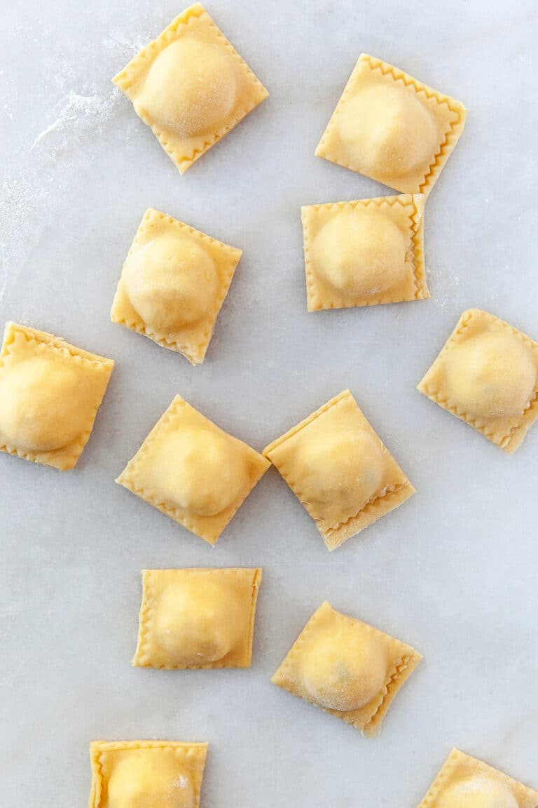 Cheese Ravioli with Red Pepper Tomato Sauce - NWTN