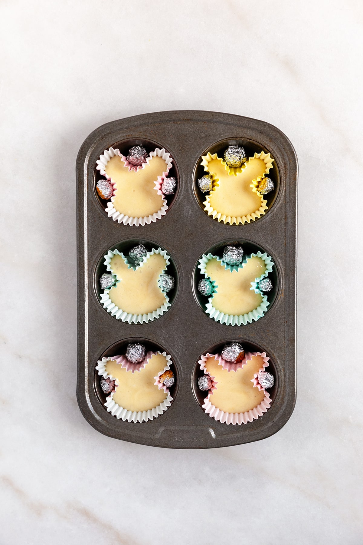 thumbnail interactive-video image 1 of Lifetime Cooking 12-Cup Non-Stick Muffin Pan - Fairy Cake & Cupcake Baking Tray With 5 Shape Designs, Carbon Steel 1 of 3