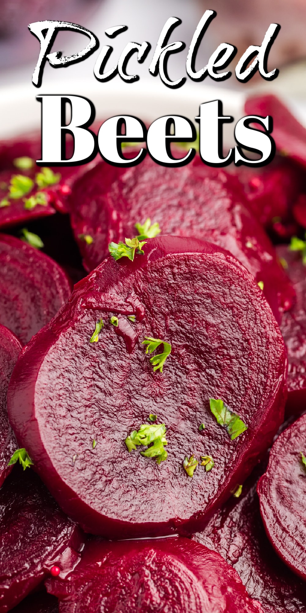 Easy Pickled Beets Recipe Pin.