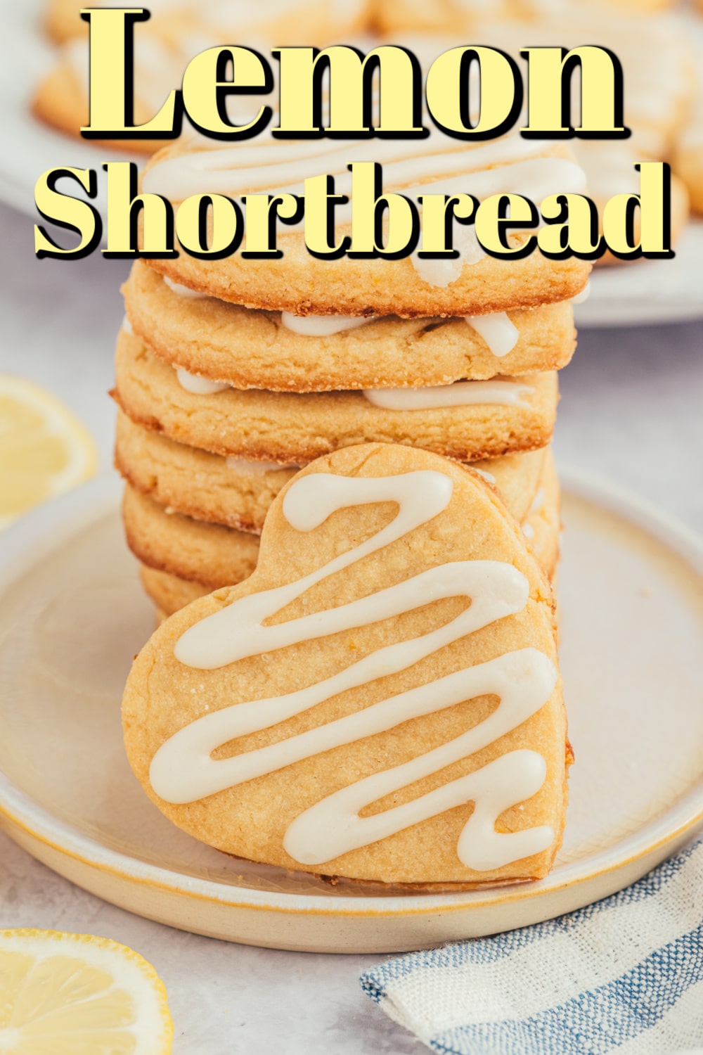 Lemon Shortbread Cookies Pin. 