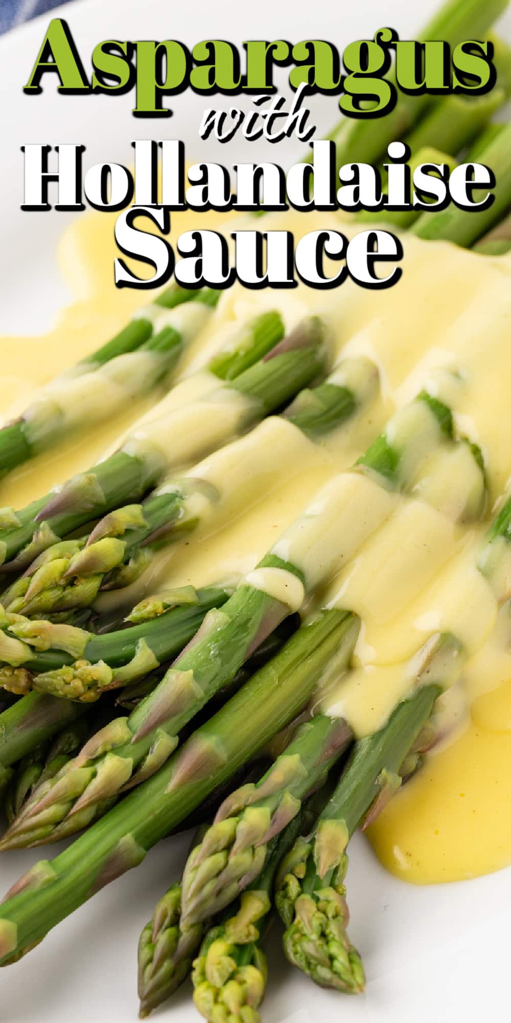 Asparagus with Hollandaise Sauce - Julia Child's Recipe Pin. 
