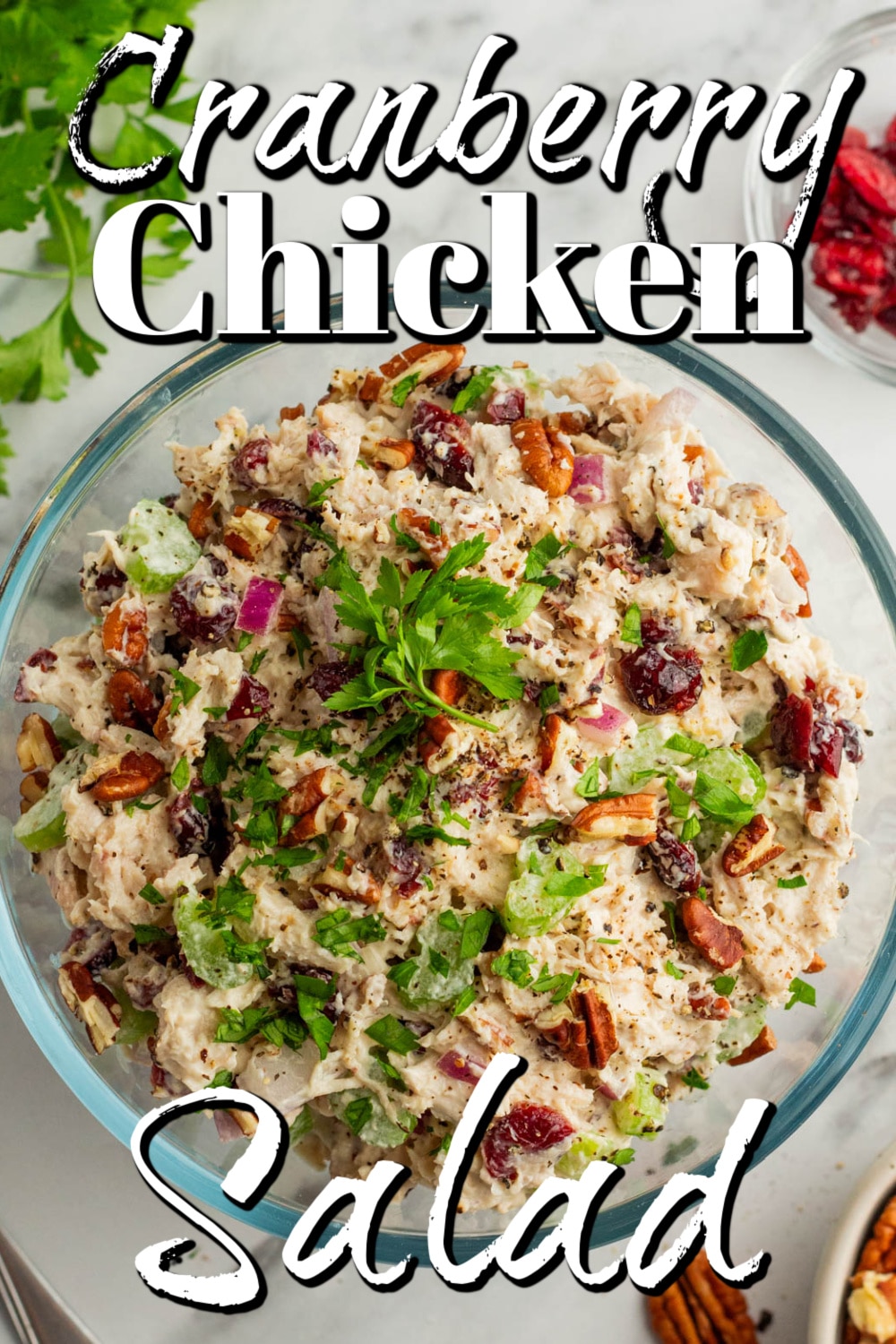 Cranberry Chicken Salad Pin.