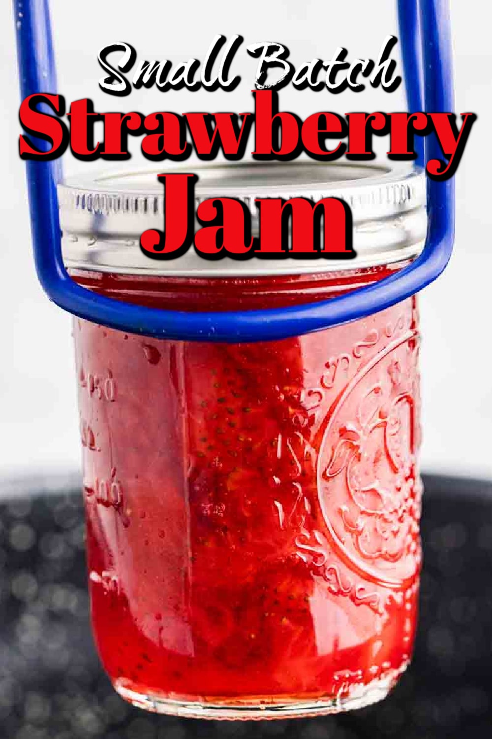 Small Batch Strawberry Jam Pin. 