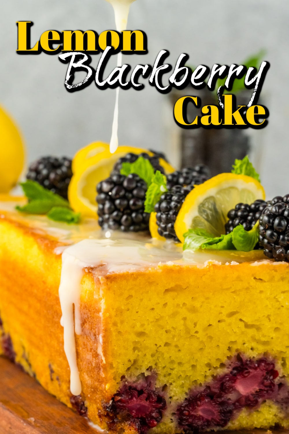 Lemon Blackberry Cake Pin.