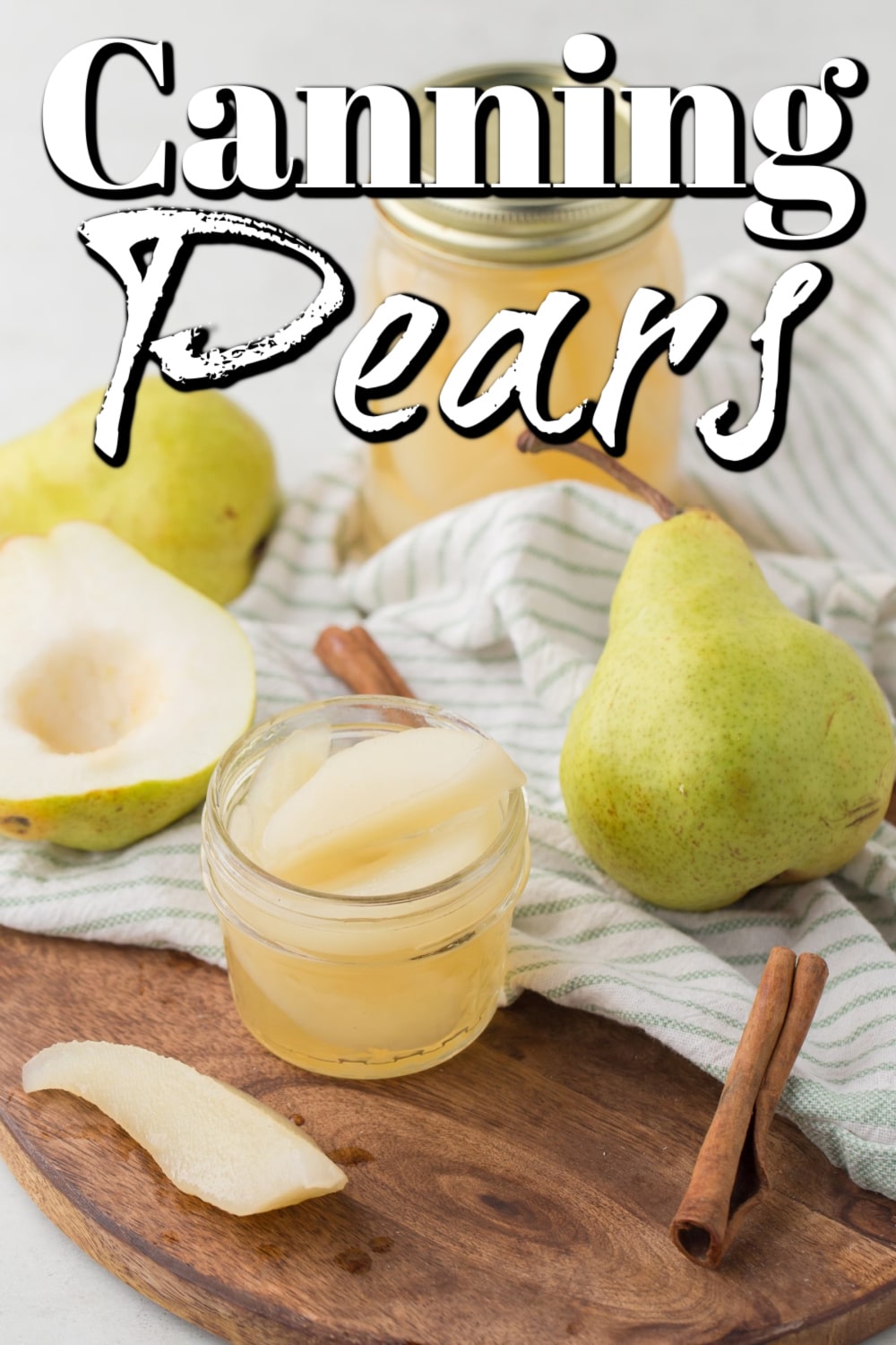 Canning Pears Pin. 