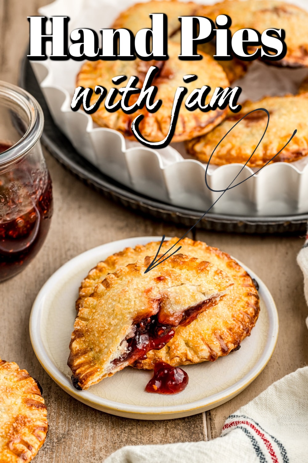 Hand Pies with Jam Pin. 