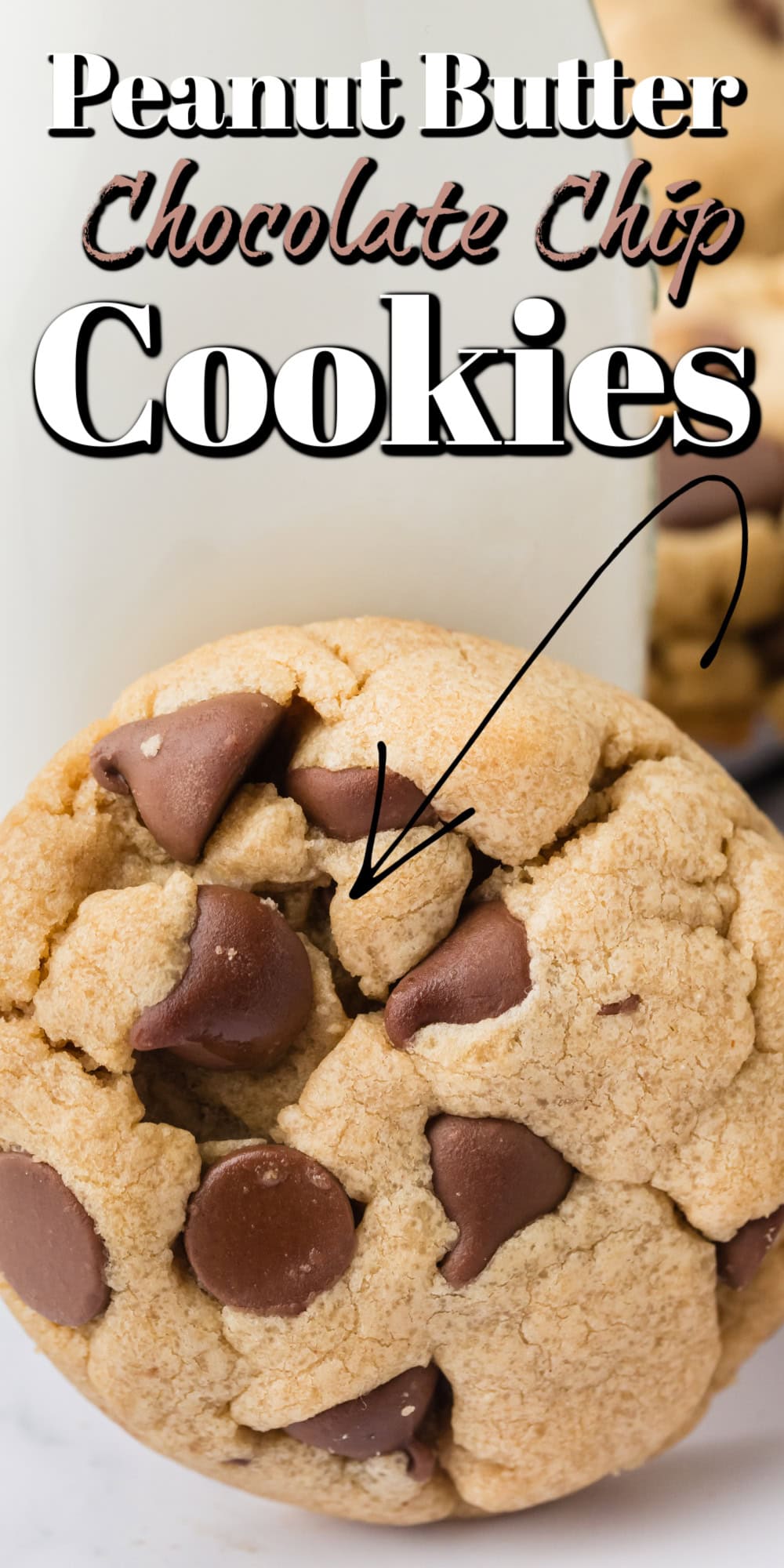 Peanut Butter Chocolate Chip Cookies Pin. 