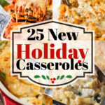 Collage for Holiday Casseroles.