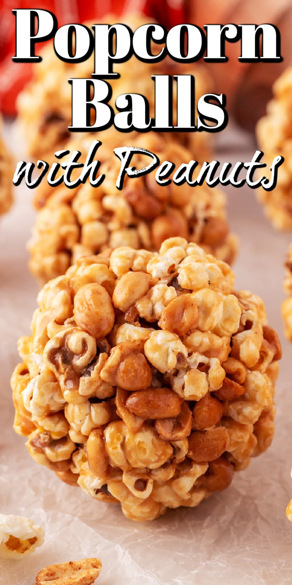 Popcorn Balls with Peanuts Pin. 