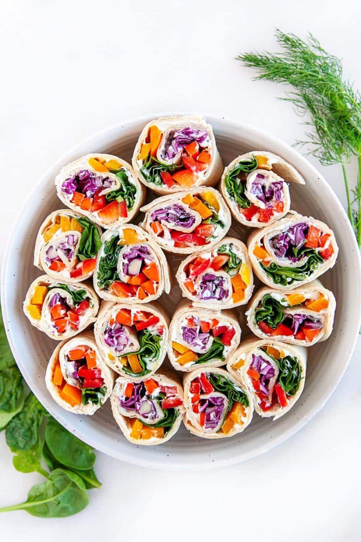 PInwheels in bowl.