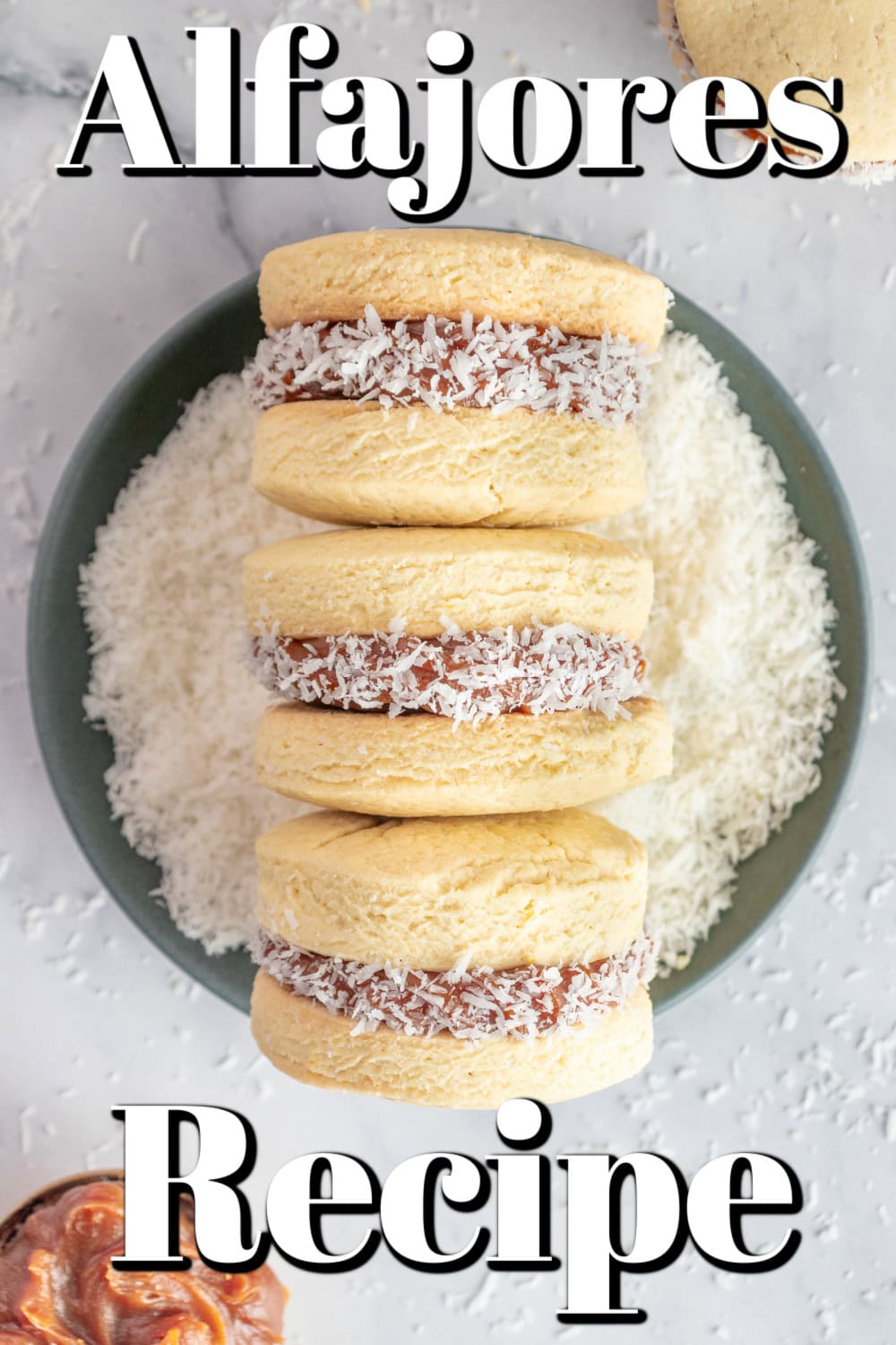 Alfajores Recipe Pin. 