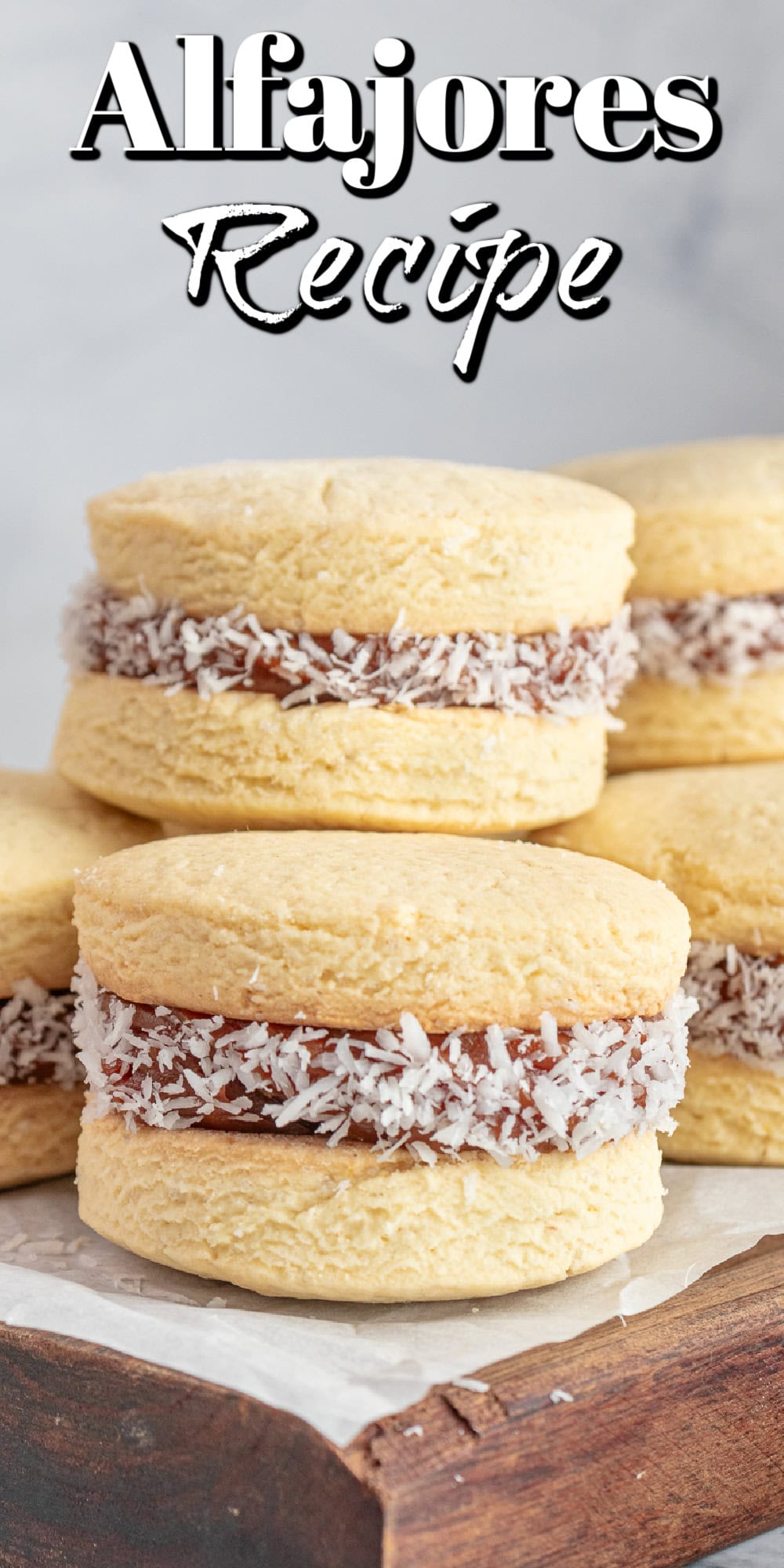 Alfajores Recipe Pin. 