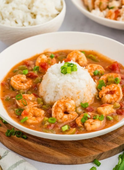 Etouffee in a bowl.