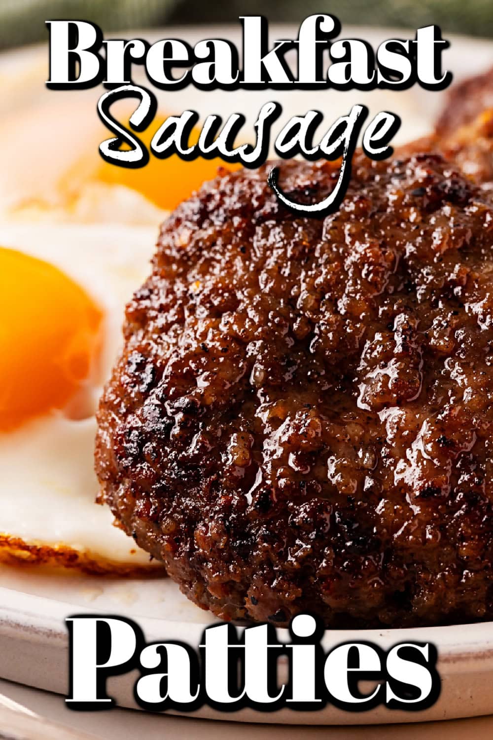 Breakfast Sausage Patties Pin.