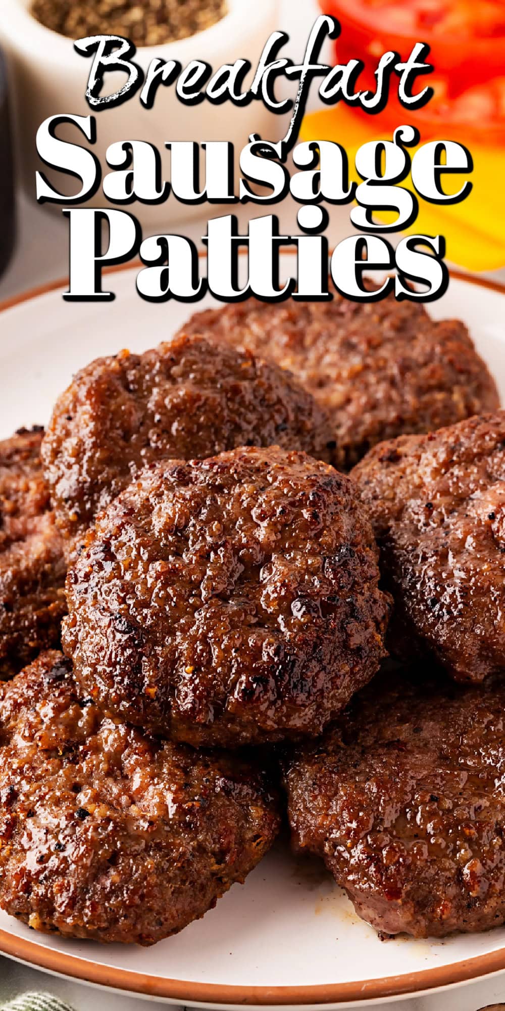 Breakfast Sausage Patties Pin.