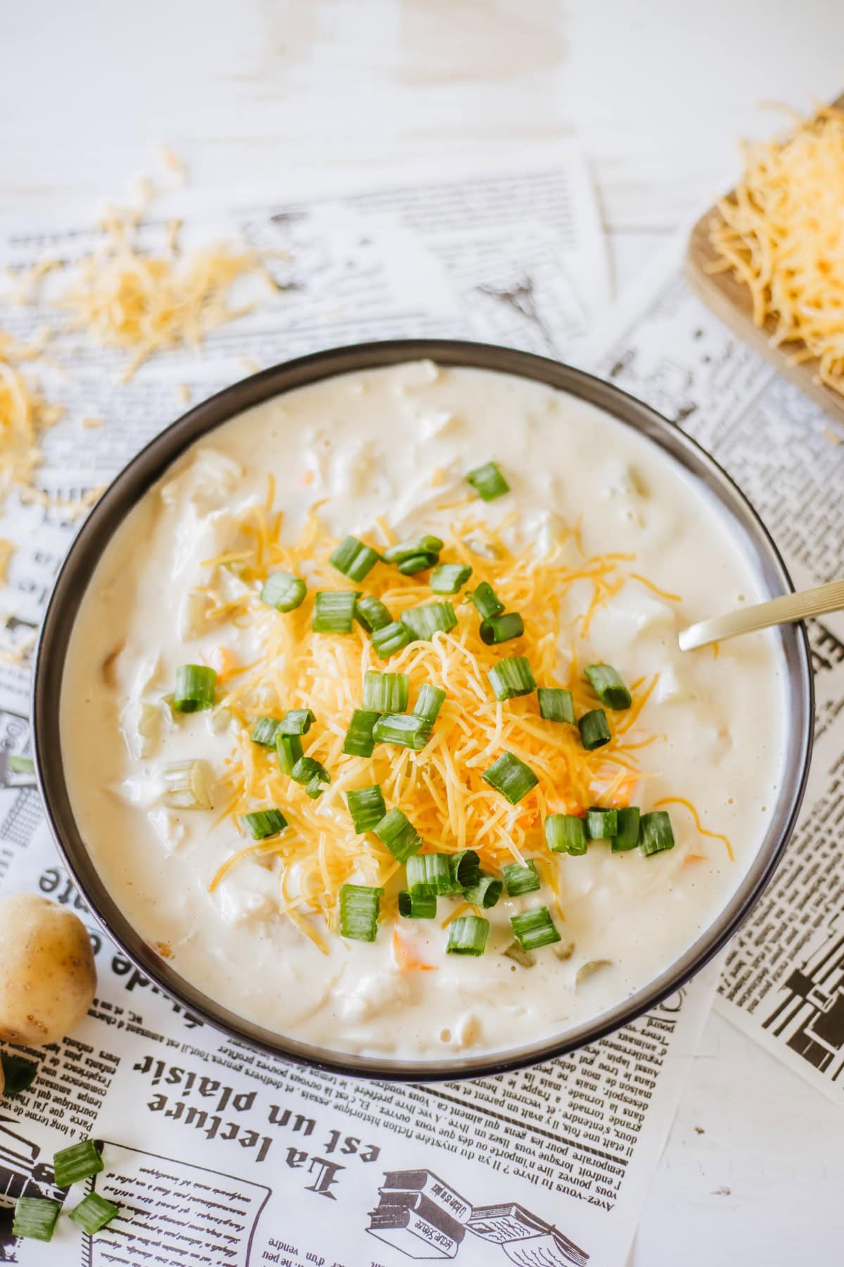 Bowl of Chicken Chowder.