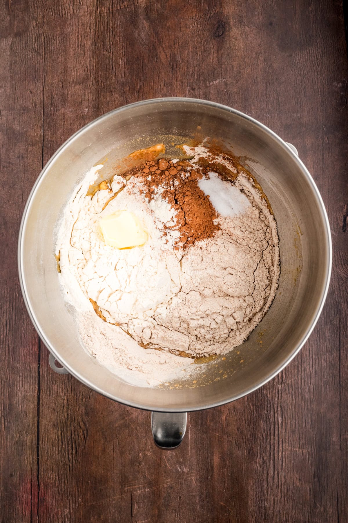 Dry ingredients. 