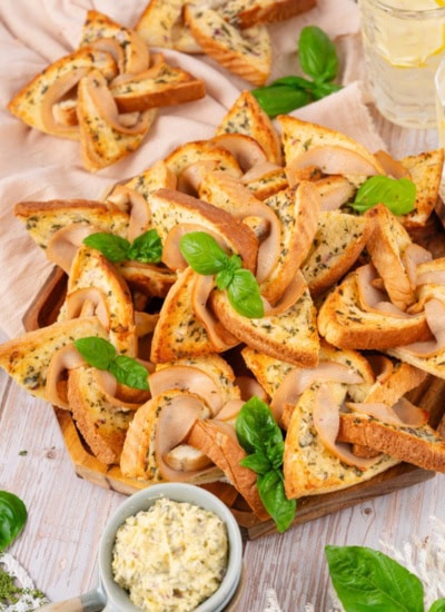 Pinwheels in a bowl.