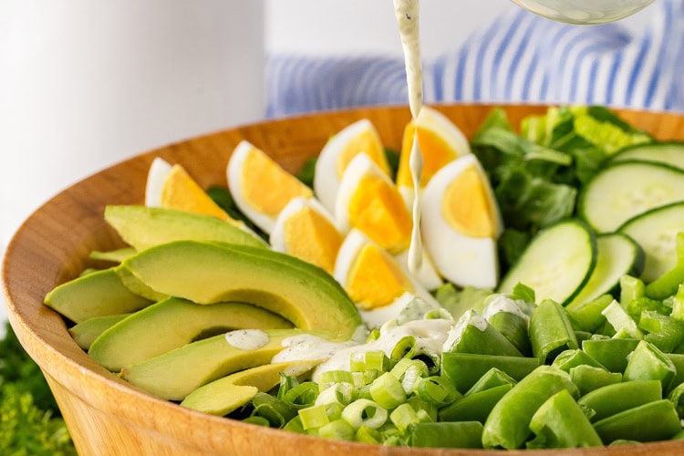 California Salad in a bowl.