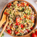 Greek orzo pasta salad recipe.
