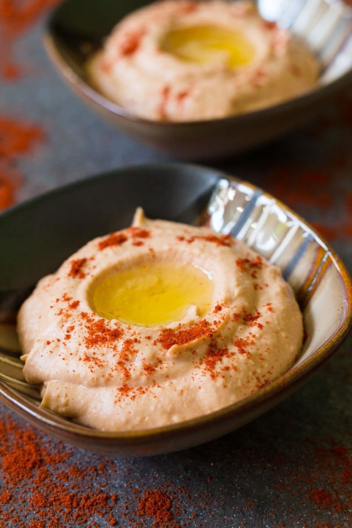 Small bowl of tomato cannellini.