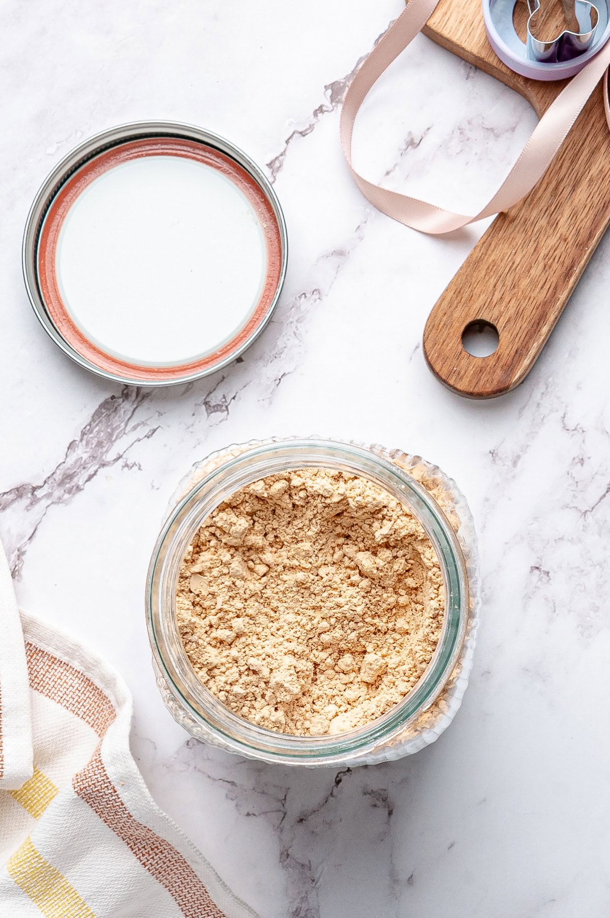 Peanut butter powder added. 
