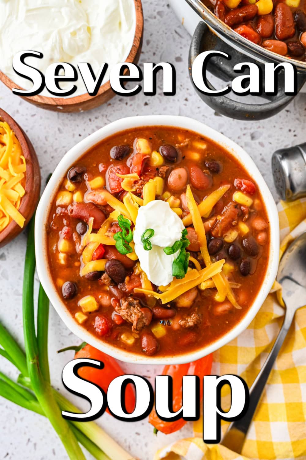 Seven Can Soup pin. 