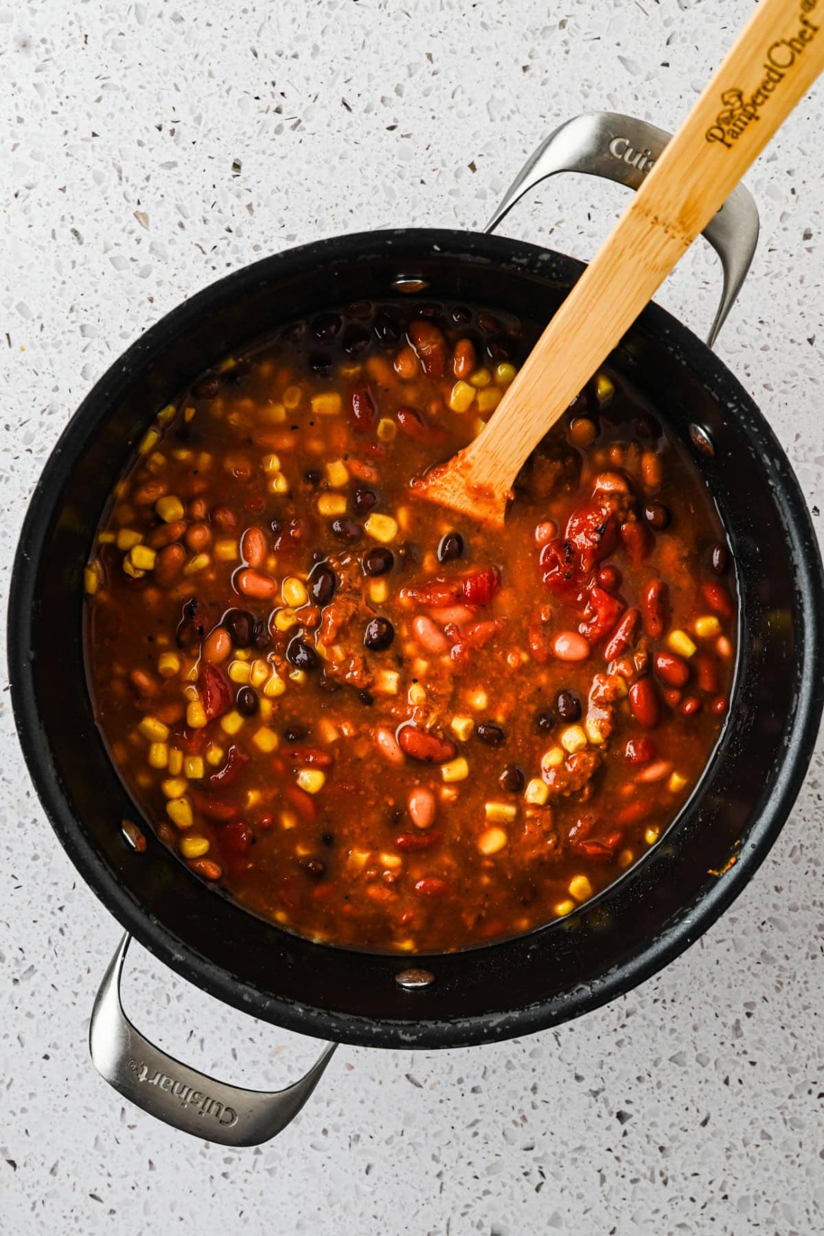 Rest of the ingredients added. 