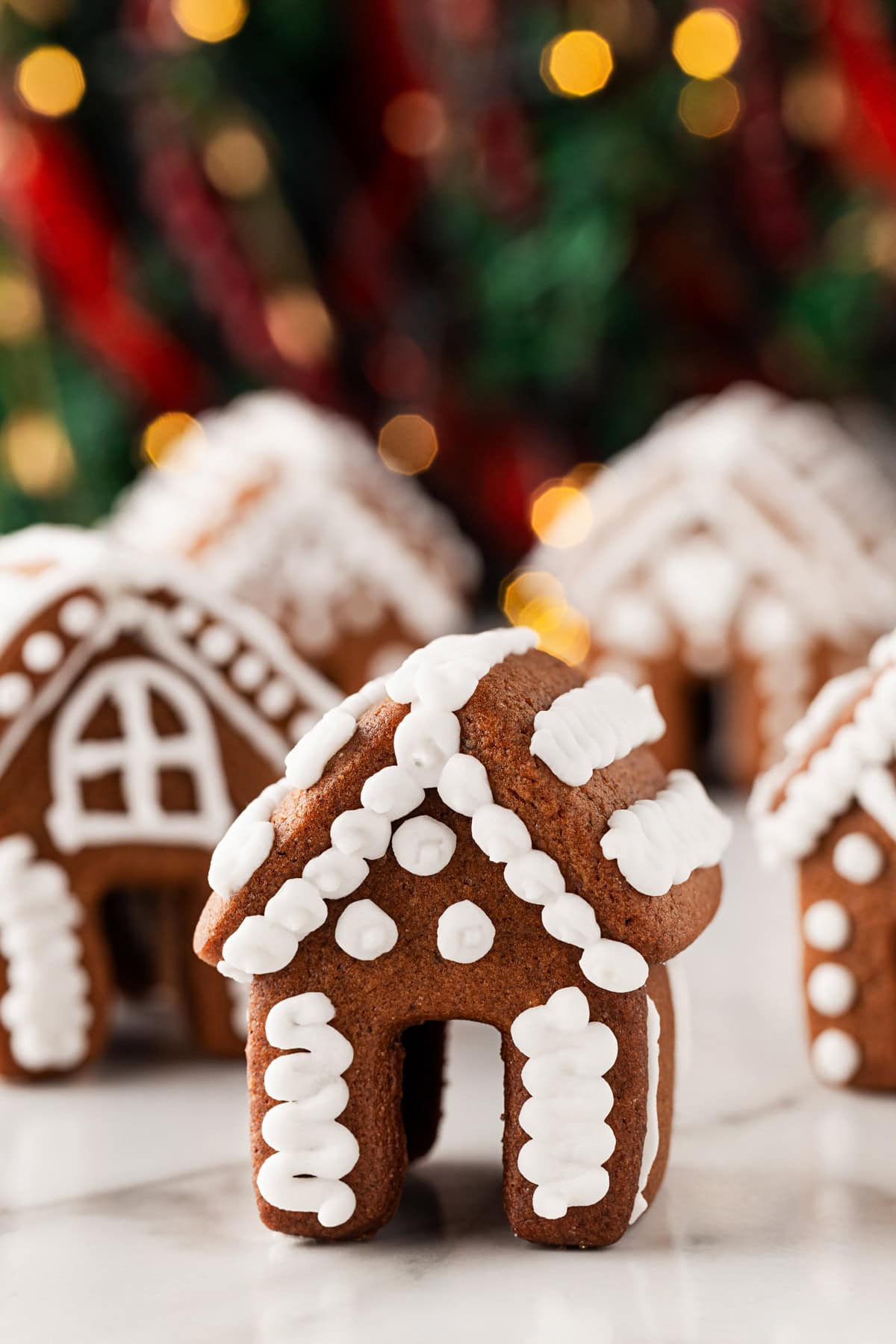 With dots and squiggles. 