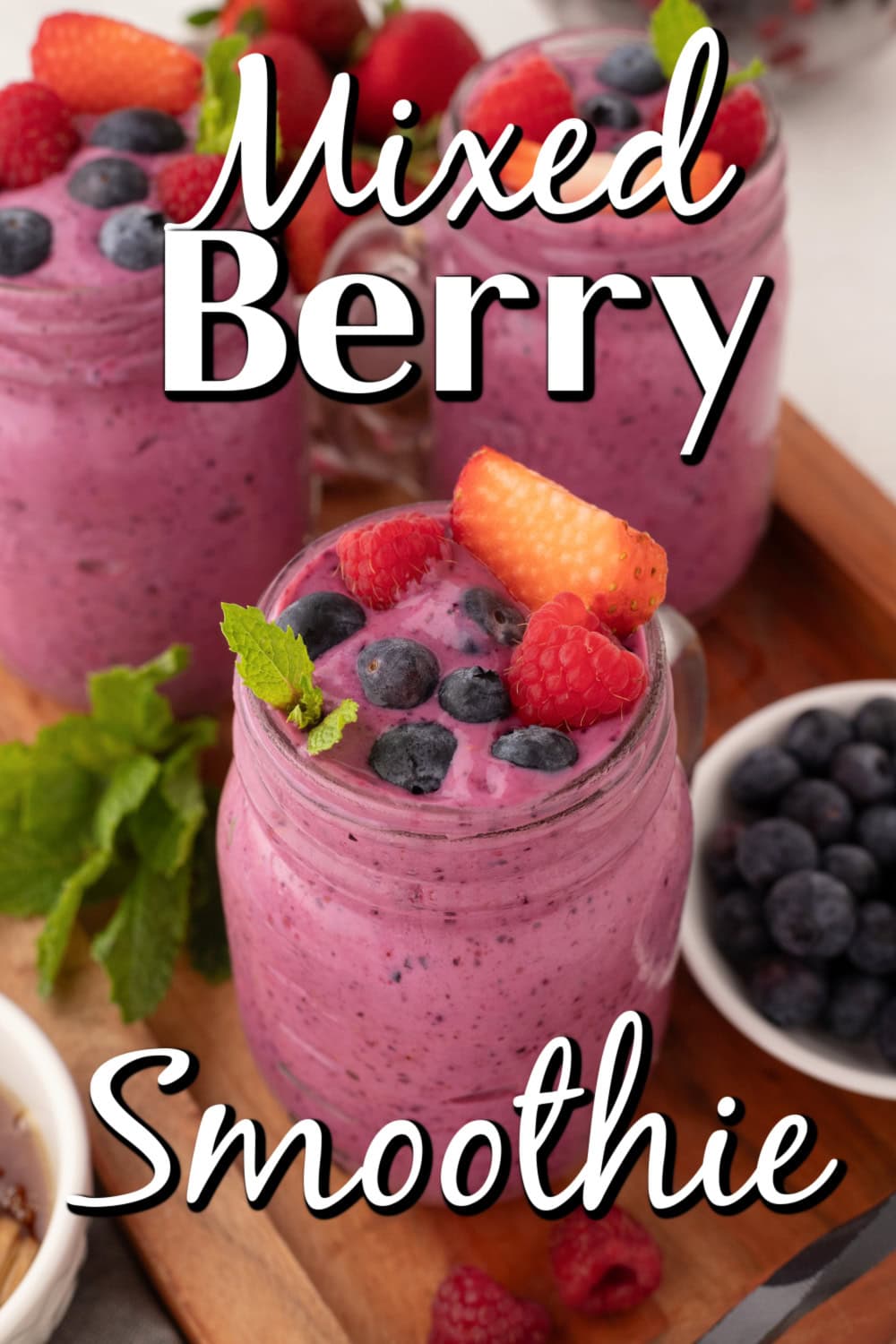 Mixed Berry Smoothie pin. 