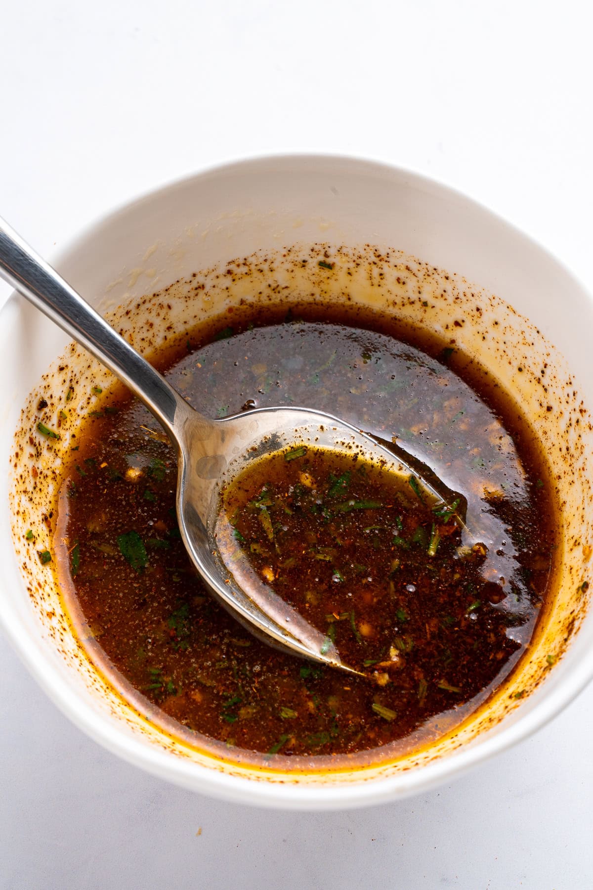 Maple, butter and spices mixture.