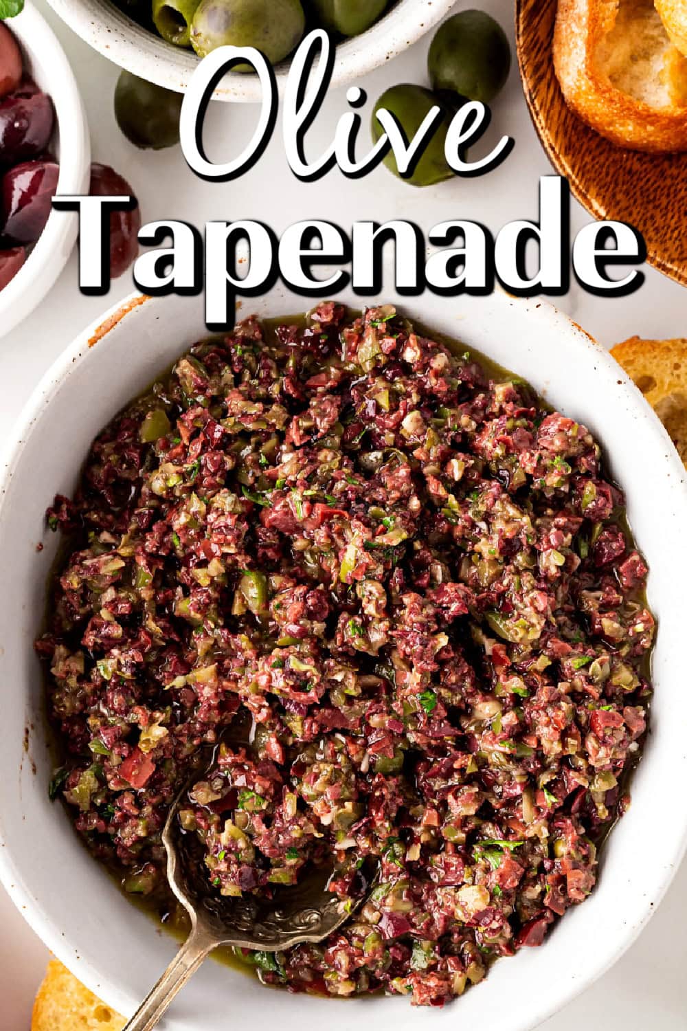 Olive Tapenade Recipe pin.