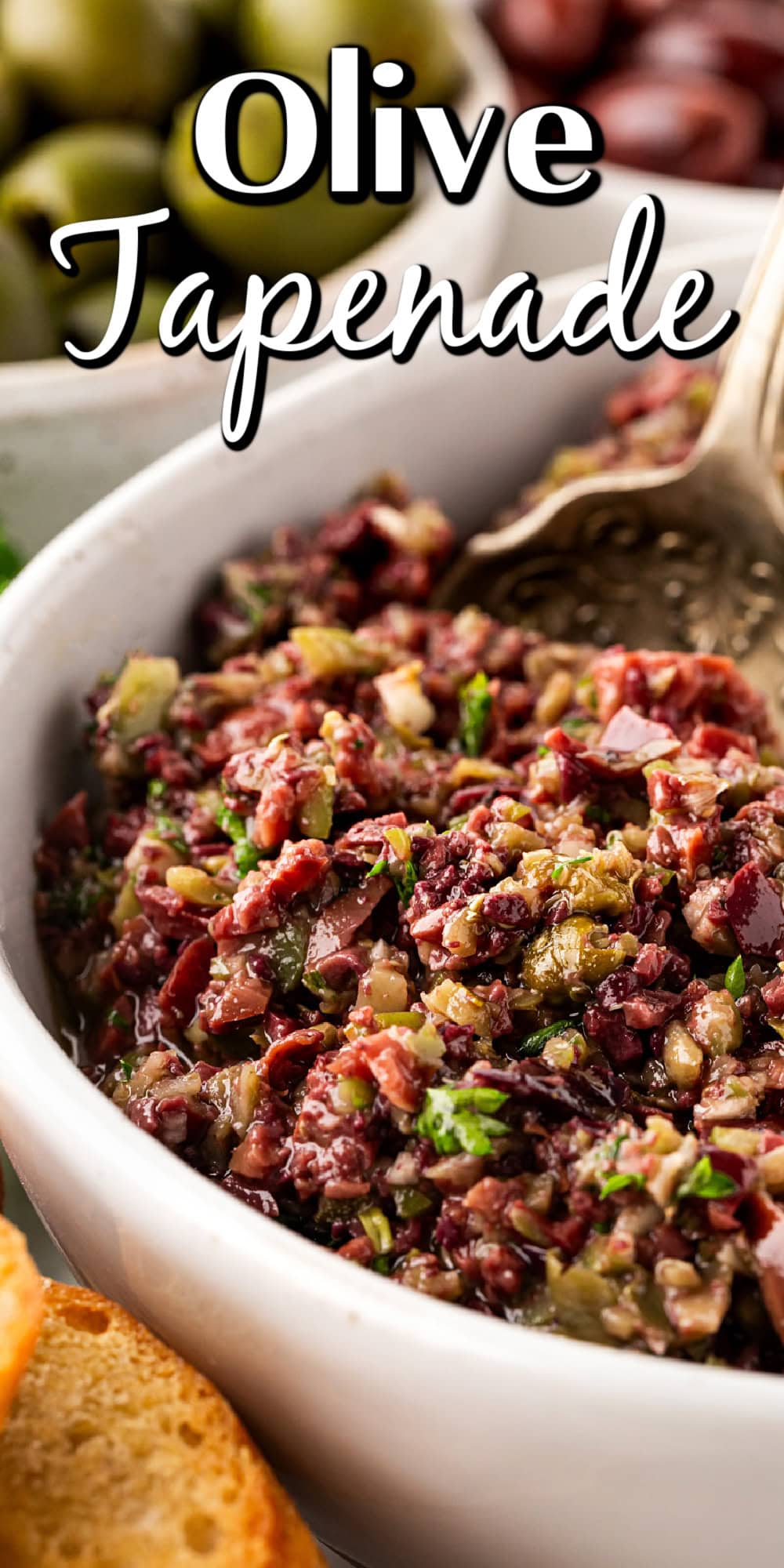 Olive Tapenade Recipe pin.