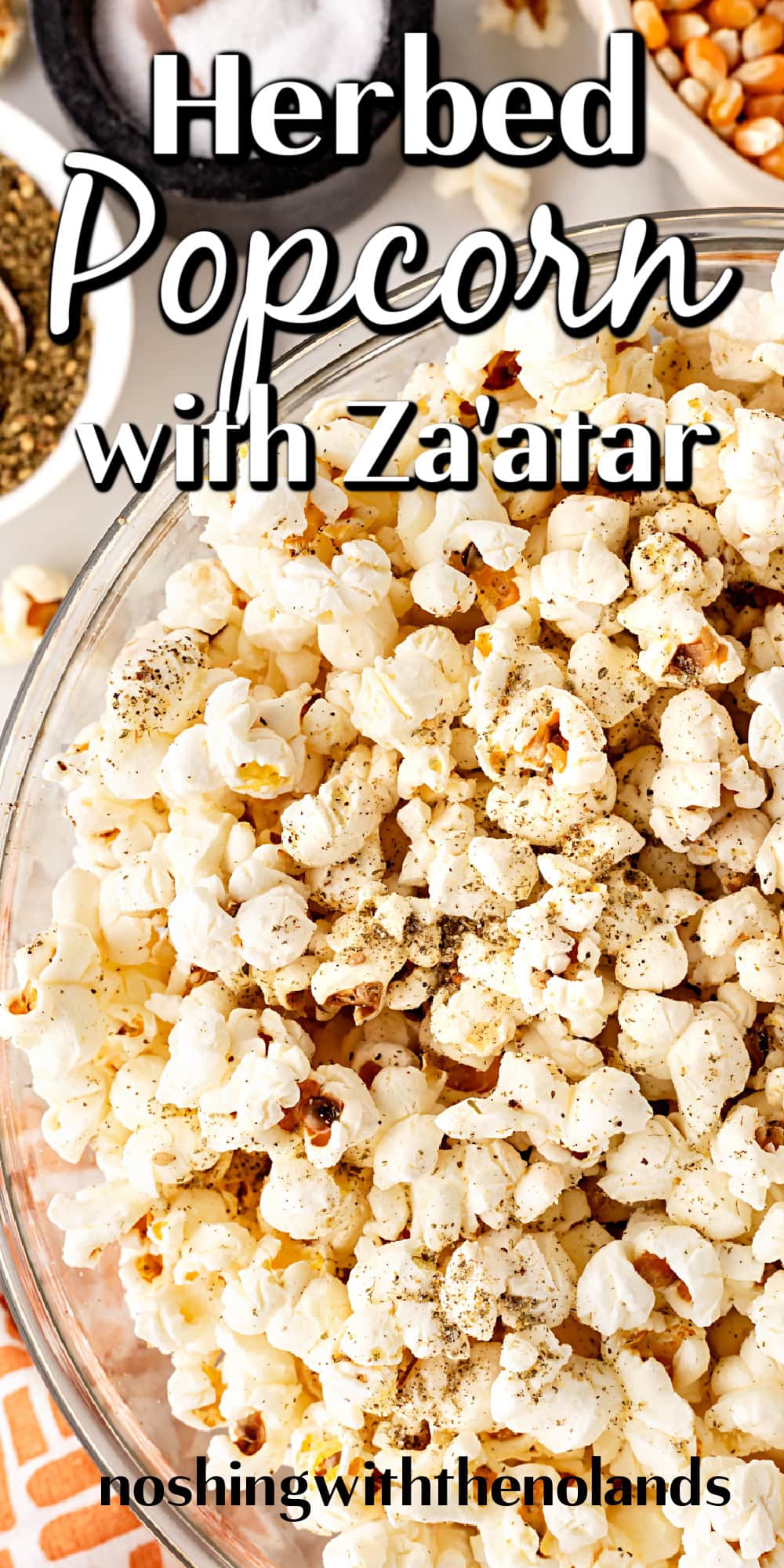 Herbed Popcorn with Za'atar pin. 