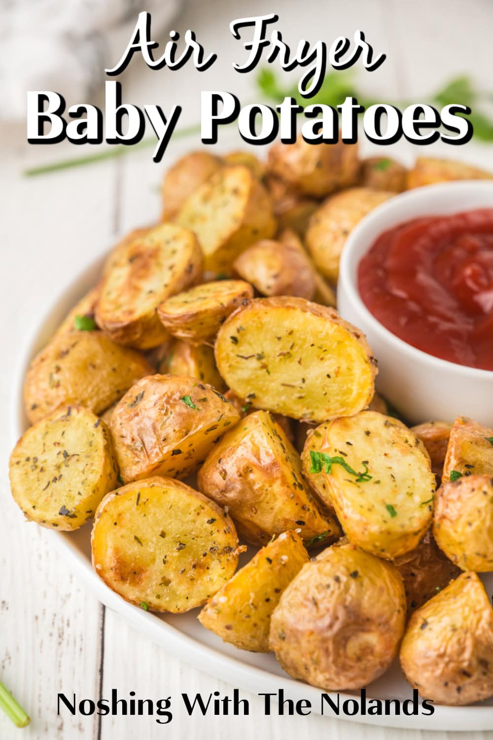 Air Fryer Baby Potatoes pin. 