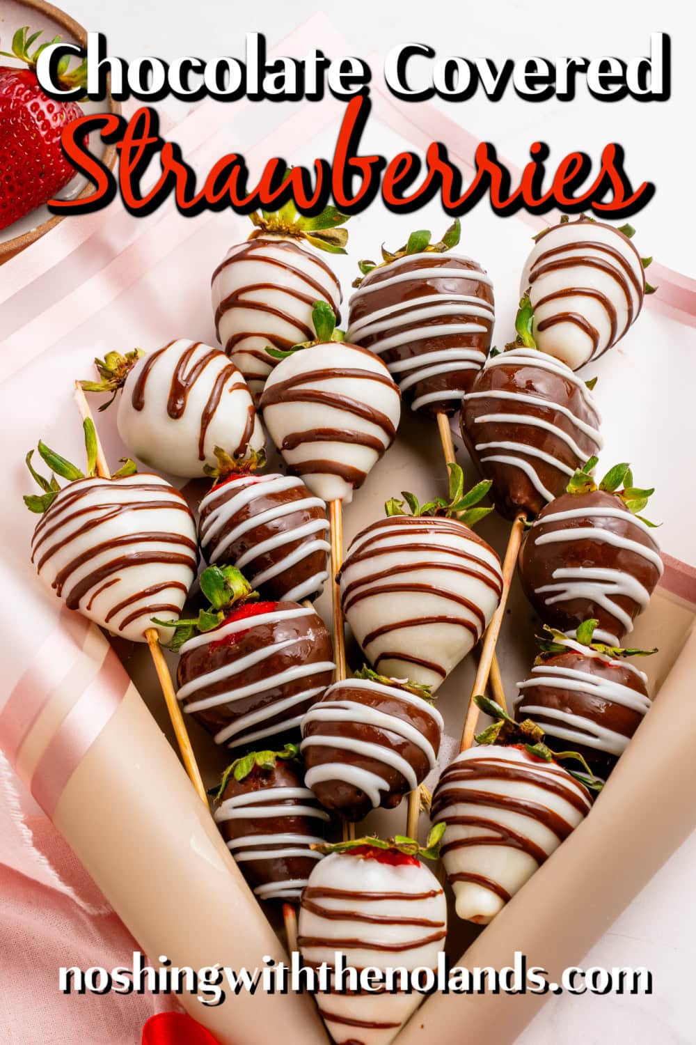 Chocolate Covered Strawberries pin. 