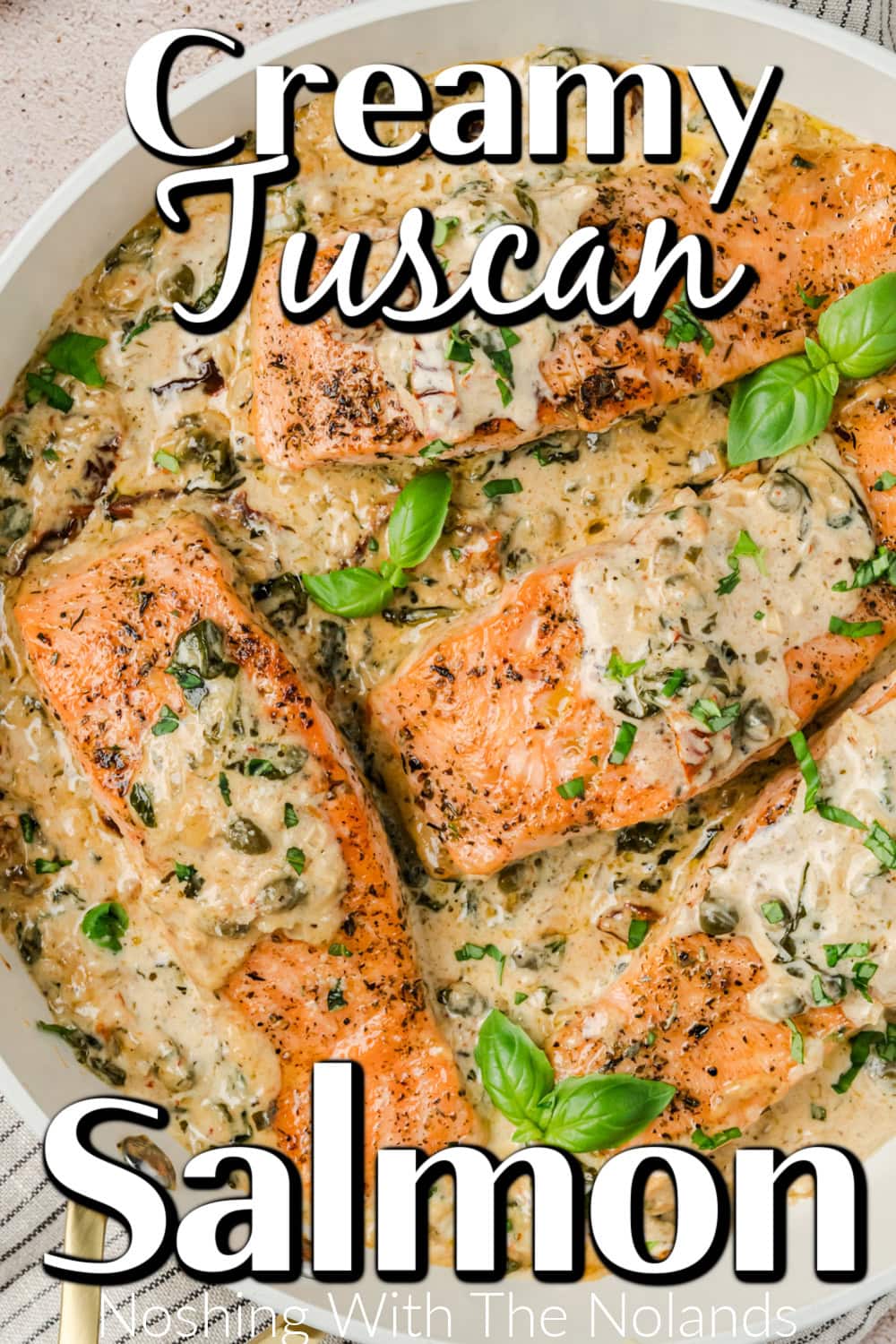 Creamy Tuscan Salmon pin. 