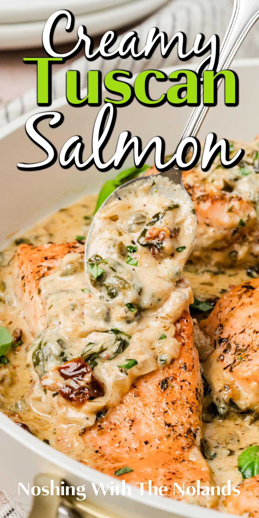 Creamy Tuscan Salmon pin. 