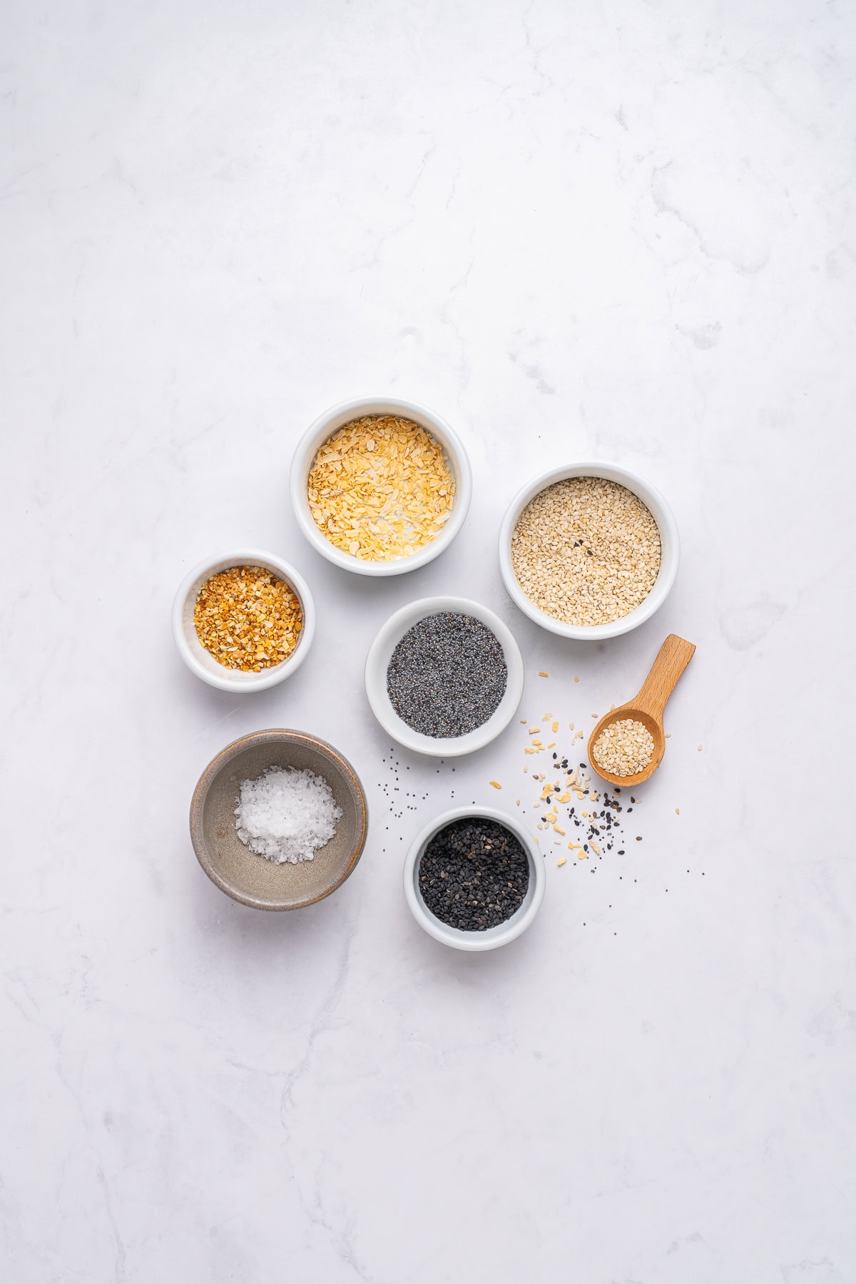 Everything bagel seasoning ingredients.