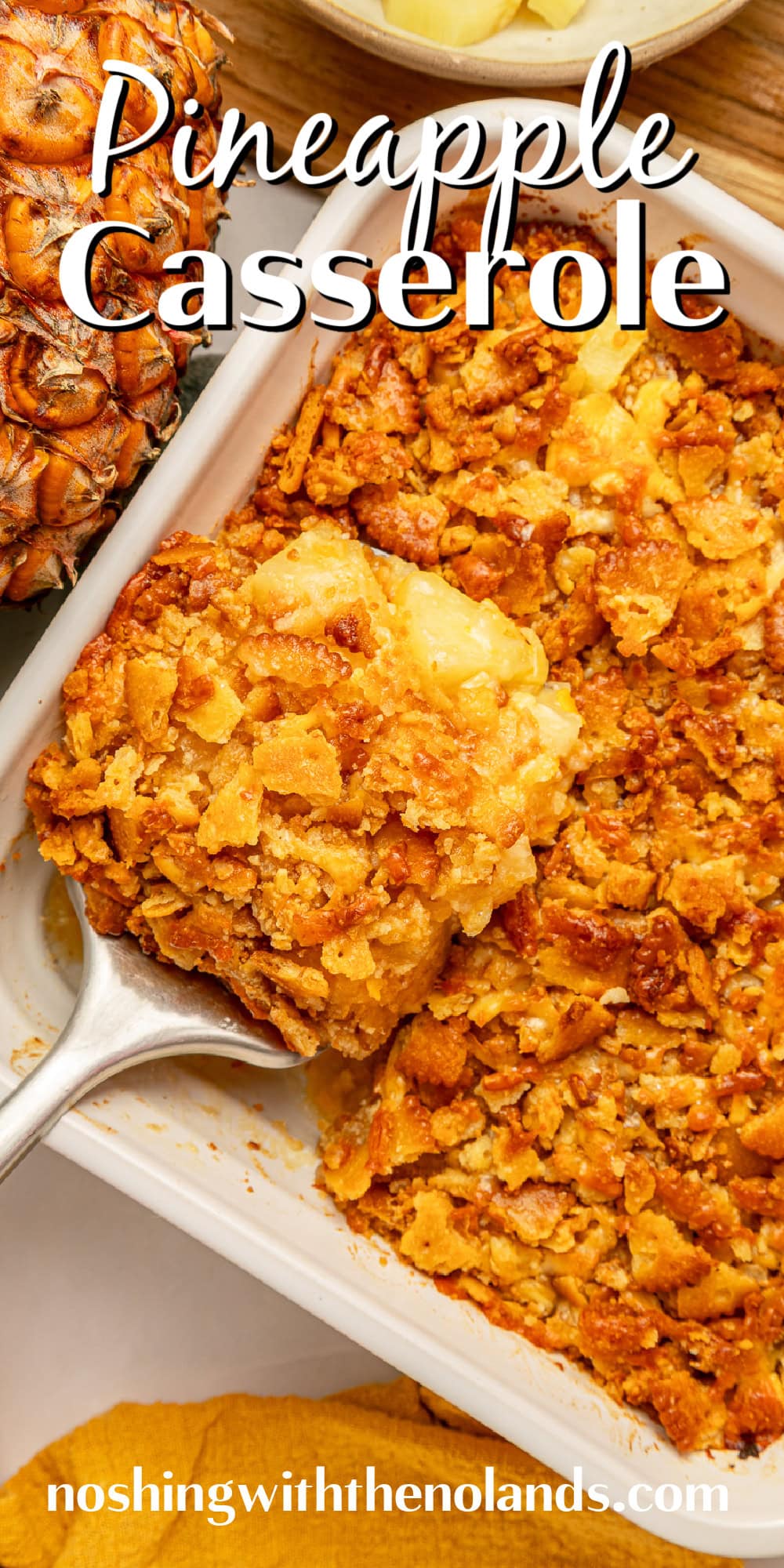Pineapple Casserole pin. 