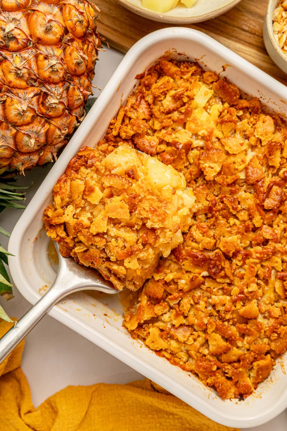 Pineapple casserole recipe.
