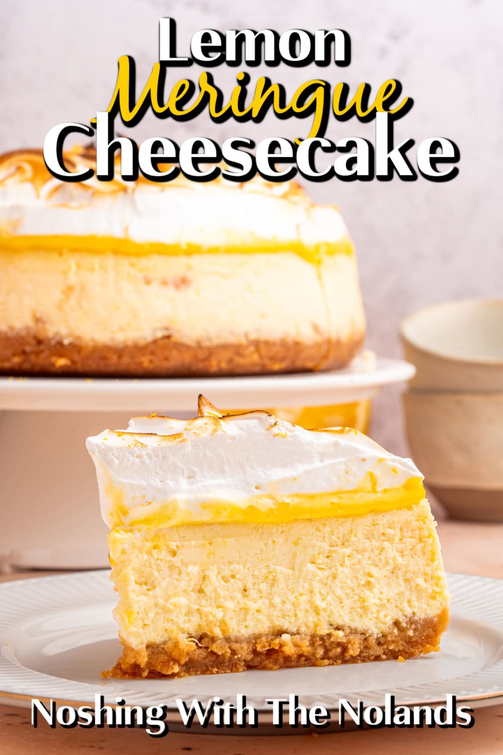 Lemon Meringue Cheesecake pin. 