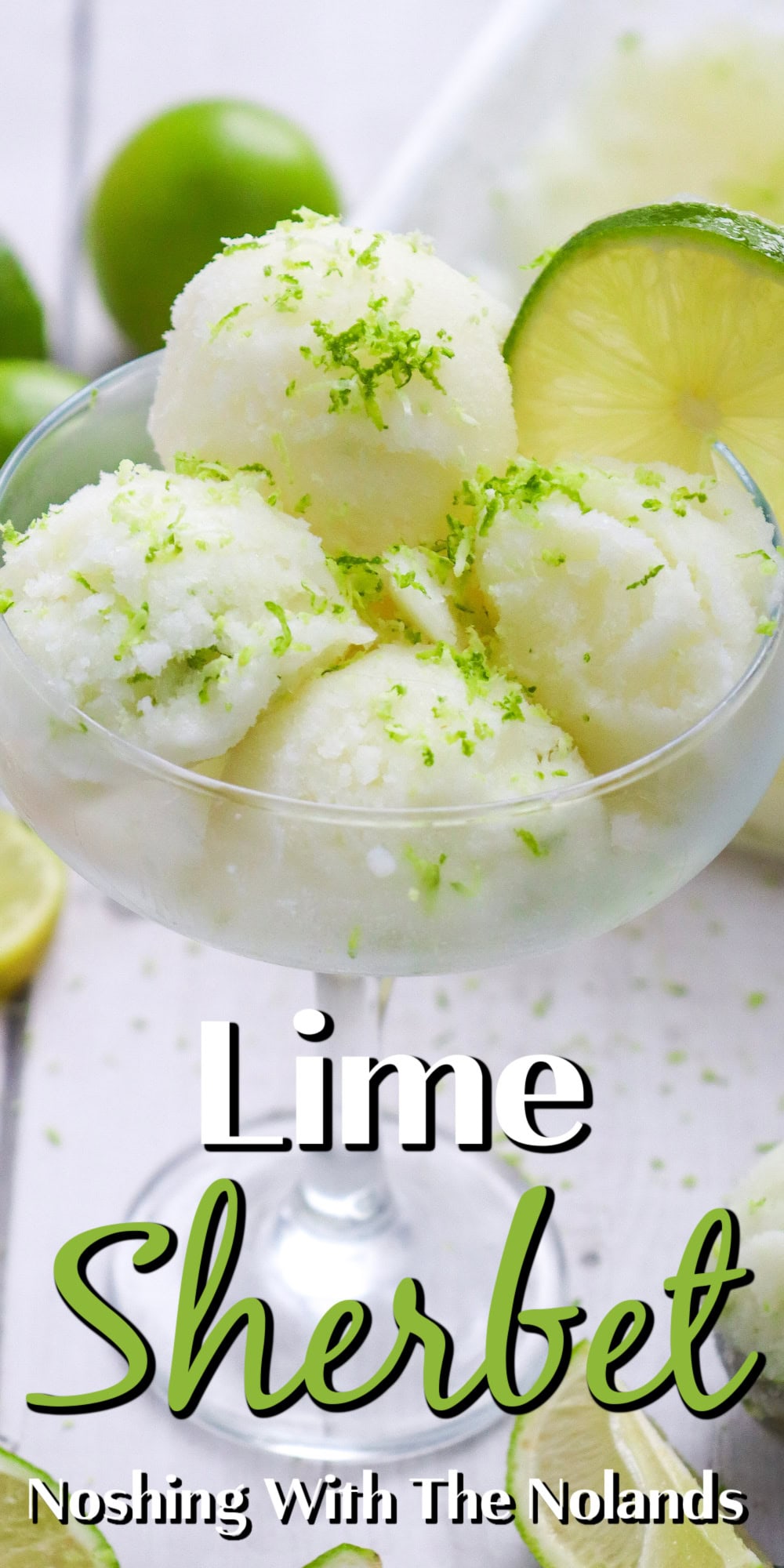 Homemade Lime Sherbet pin.