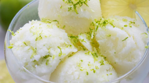 Homemade Lime Sherbet - Noshing With the Nolands