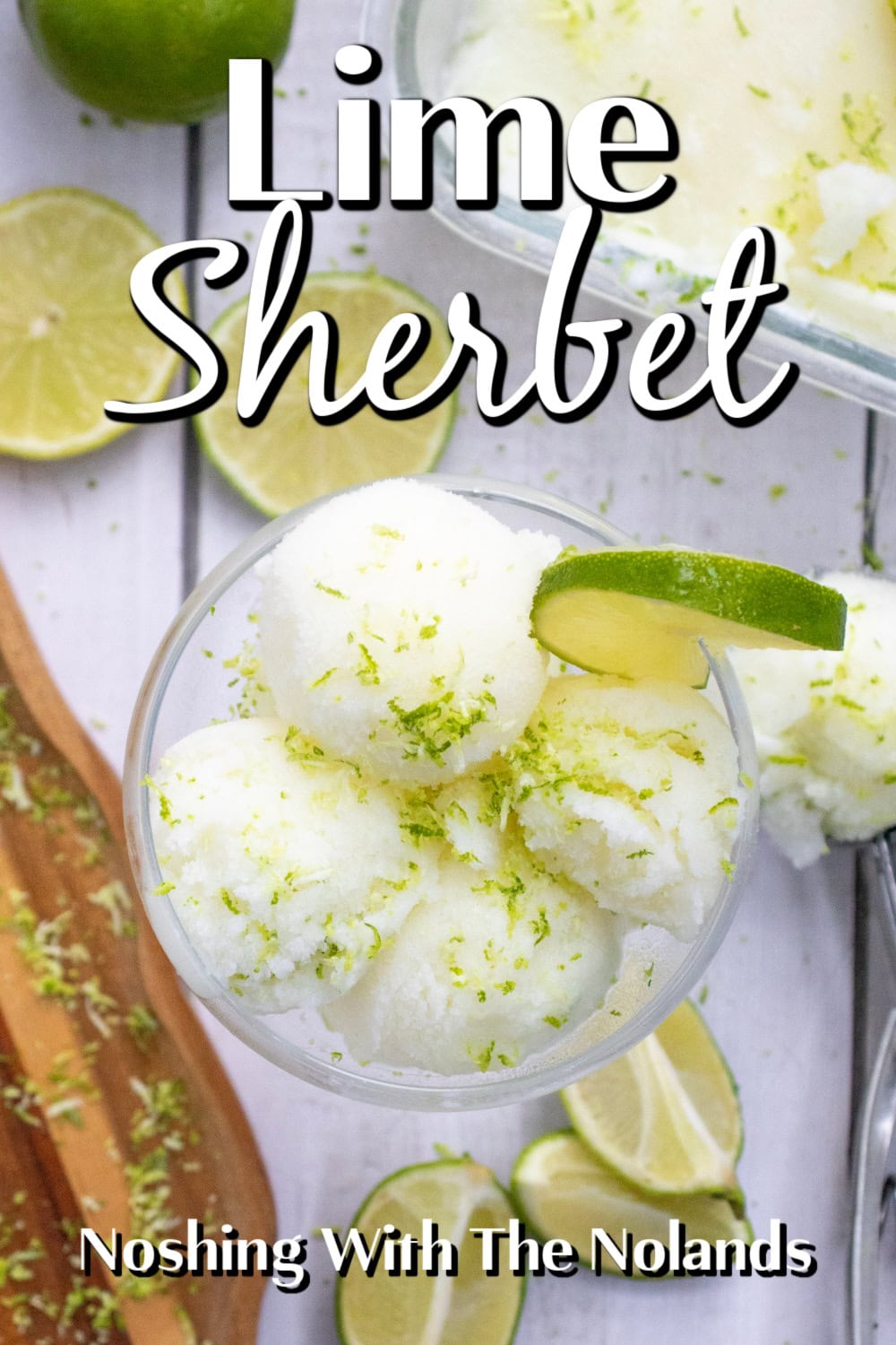 Homemade Lime Sherbet pin.